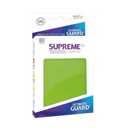 Ultimate Guard - Supreme UX Sleeves Standard Size Light Green (80)