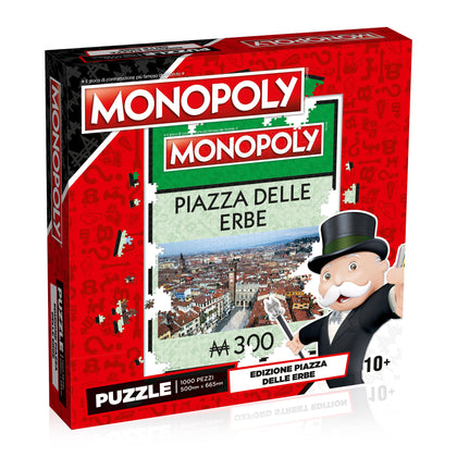 Winning Moves -  Monopoly - Piazza delle Erbe, Verona Puzzle (1000 pz)