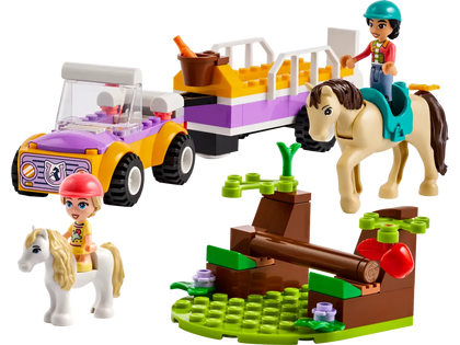 LEGO - Friends - 42634 Rimorchio con cavallo e pony