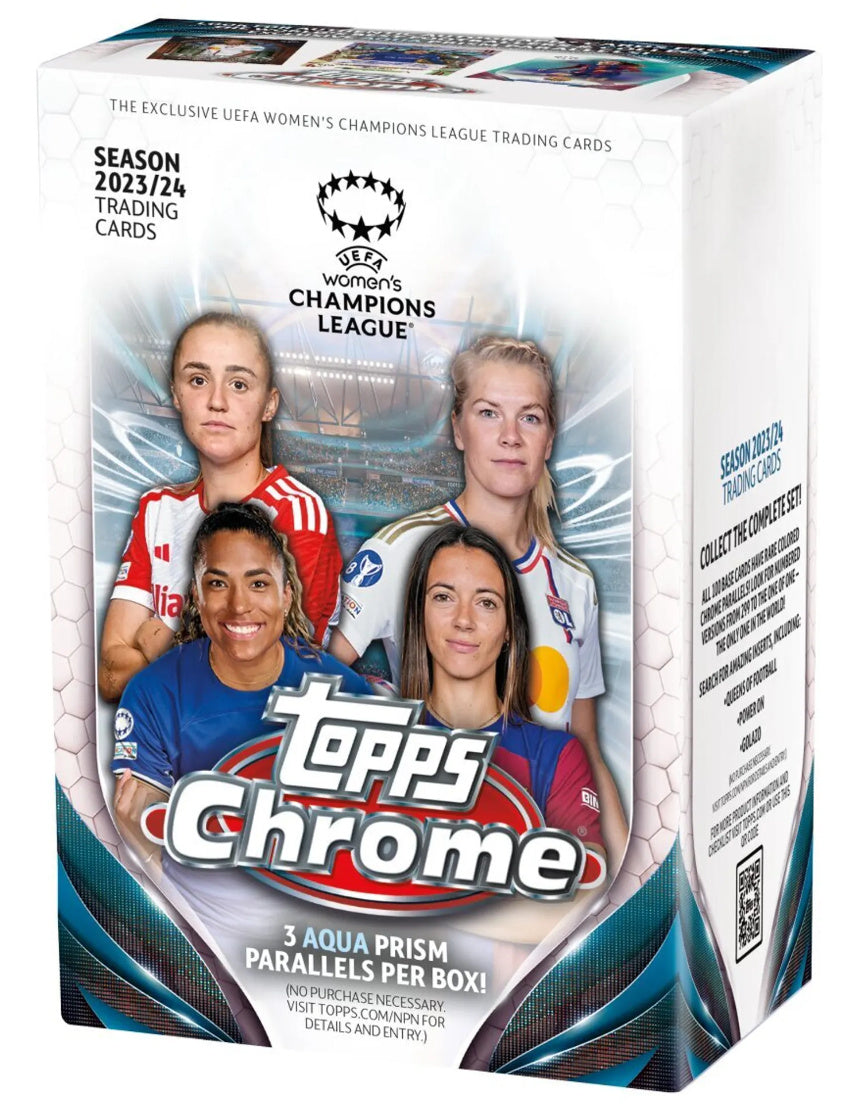 Topps - Chrome UEFA Women's Champions League Soccer Value 2023/2024