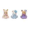 Sylvanian Families - Baby Trio - Dazzling Jellyfish Dresses