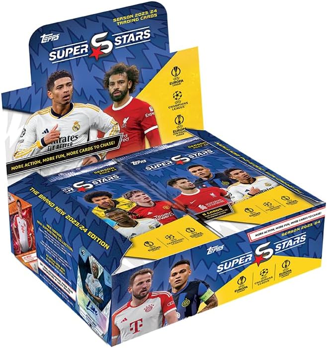 Topps - UEFA Champions League - Super Stars 2023/24 - Trading Cards Booster Display (24)
