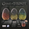 4D Cityscape - Game of Thrones - Puzzle uova di drago - Set di 3 - Viserion, Rhaegal, Drogon