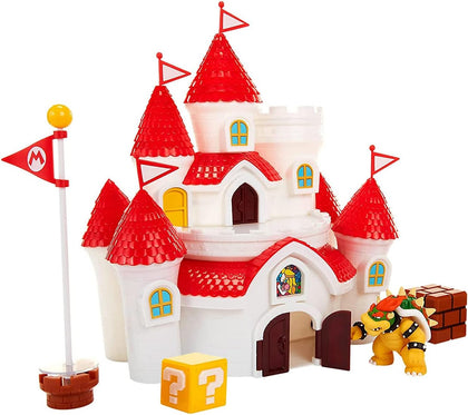 Jakks Pacific - Nintendo - Super Mario Castello di Peach Action Figures 6 cm