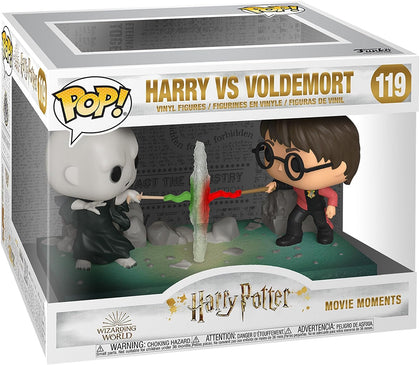 Harry Potter POP! Movie Moment Vinyl Figure Harry VS Voldemort 9 cm