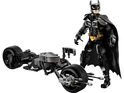 LEGO - Batman - 76273 Personaggio costruibile di Batman con Bat-Pod