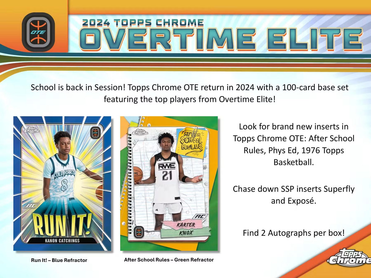 Topps - Basketball - Overtime Elite Chrome - 2023/24