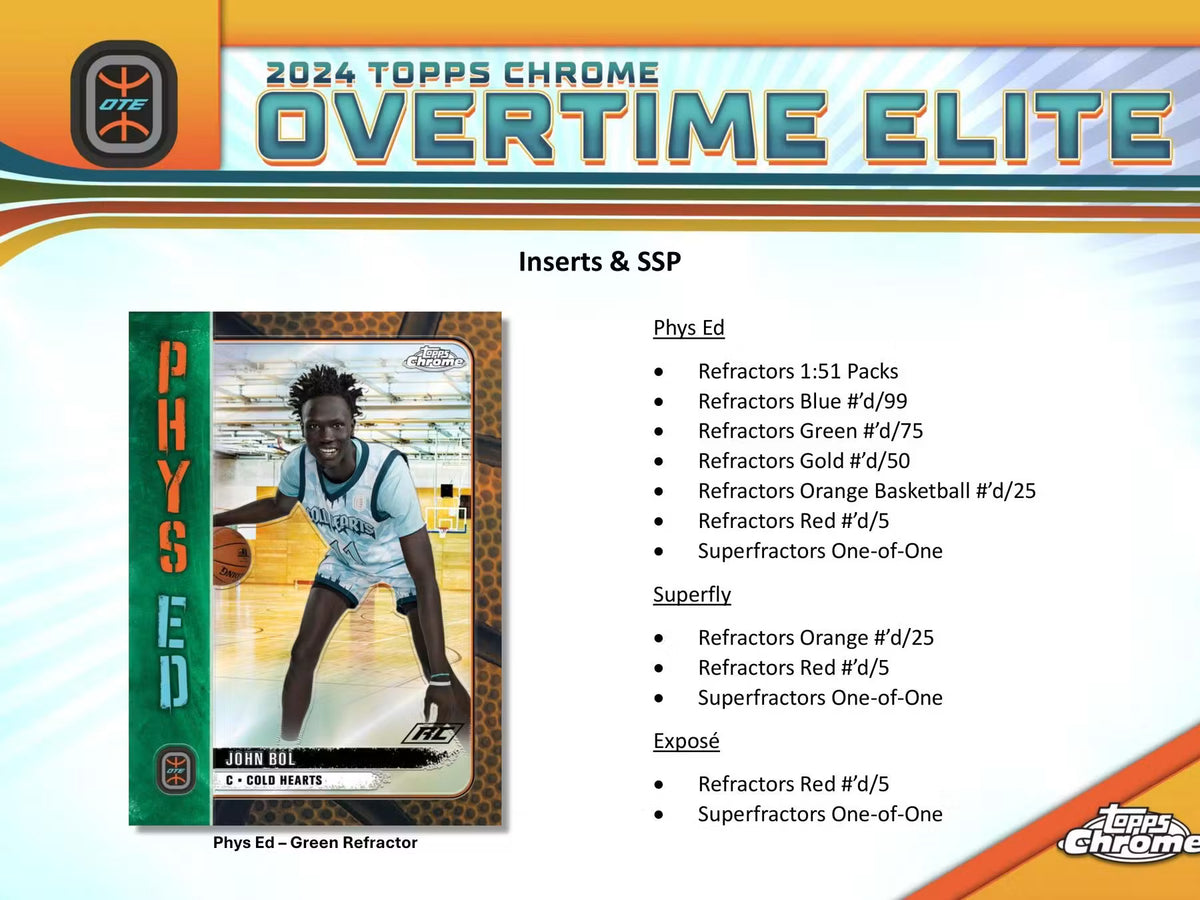 Topps - Basketball - Overtime Elite Chrome - 2023/24