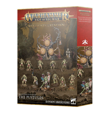 Age of Sigmar - Maggotkin of Nurgle - Regiment of Renown - The Pustules