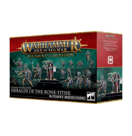 Age of Sigmar - Ossiarch Boneripers - Regiment of Renown - Heralds of the Bone-tithe