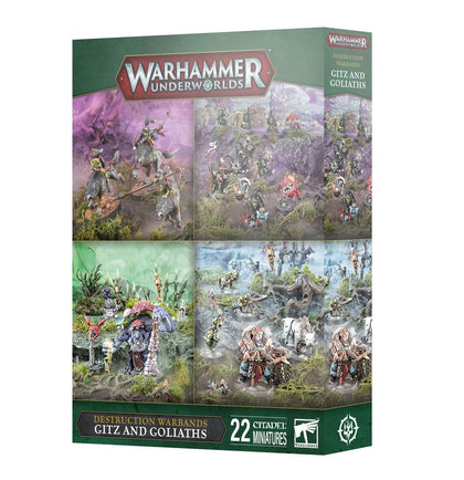 Warhammer Underworlds - Destruction Warbands - Gitz and Goliaths