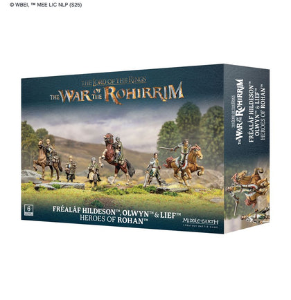 The Middle-Earth - Fréaláf Hildeson™, Olwyn™ e Lief™, Heroes of Rohan™