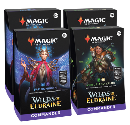 Magic The Gathering - Wilds Of Eldraine - Commander Deck 4pcs - IT