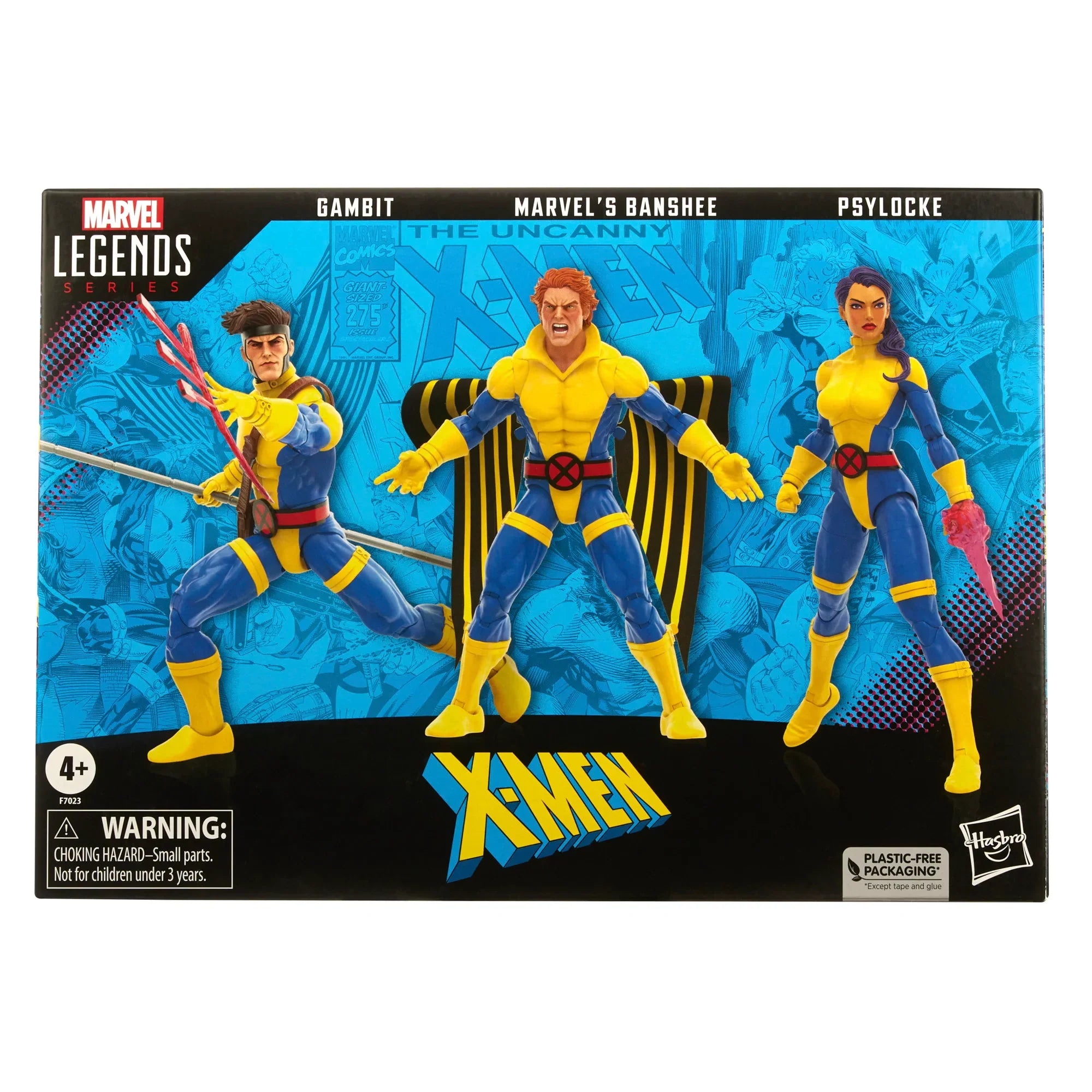 Hasbro - Marvel Legends Series - Marvel’s Banshee, Gambit, & Psylocke Figures 15 cm
