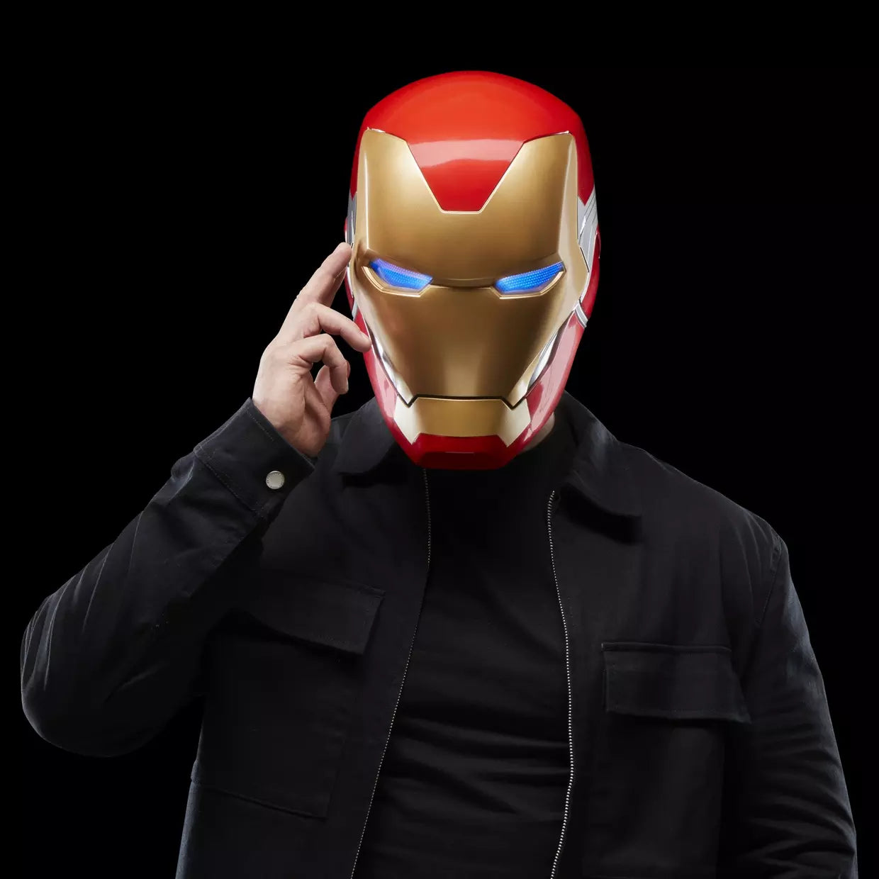 Hasbro - Marvel Legends Series - Casco Elettronico Premium di Iron Man