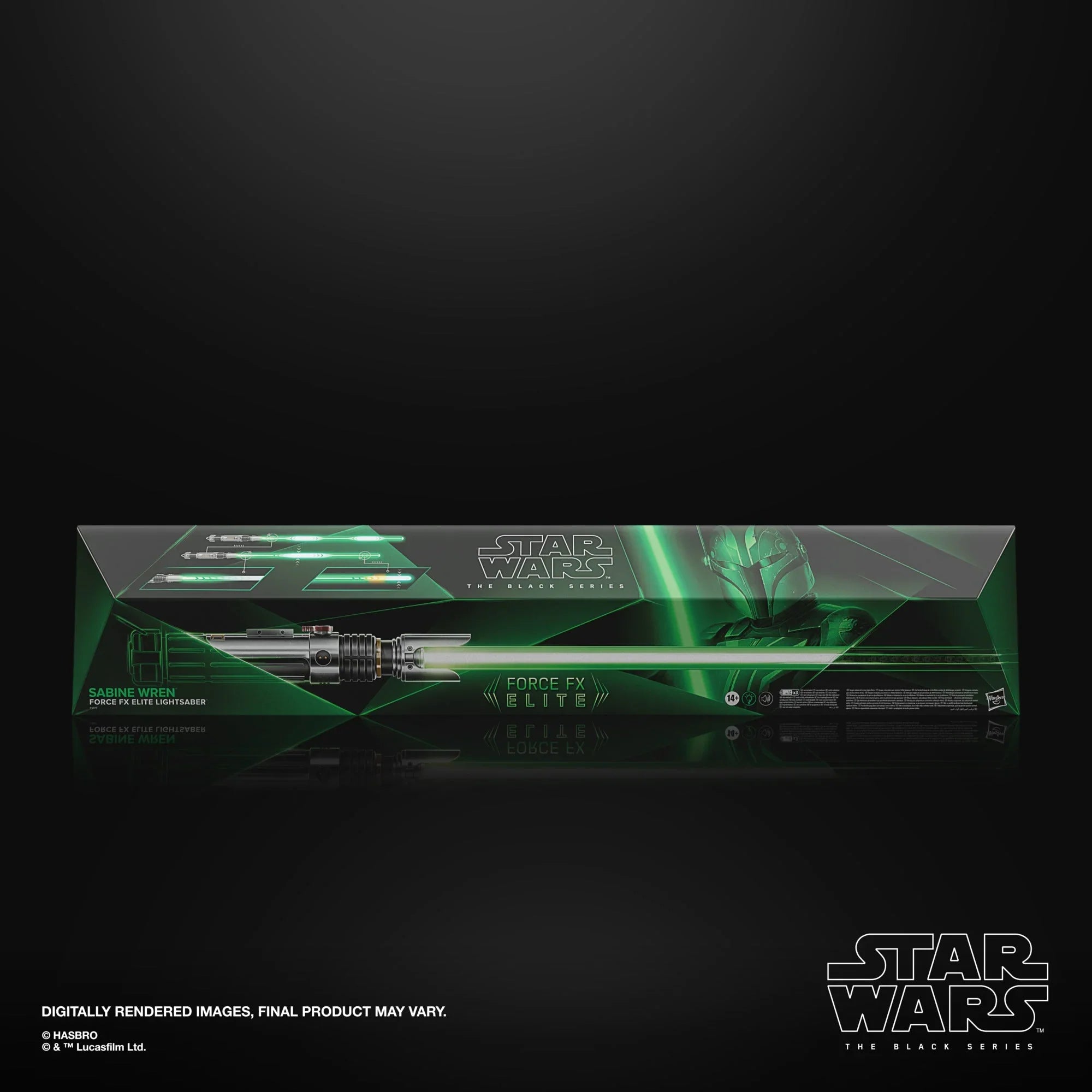 Hasbro - Star Wars - The Black Series - Spada Laser Force FX Elite di Sabine Wren