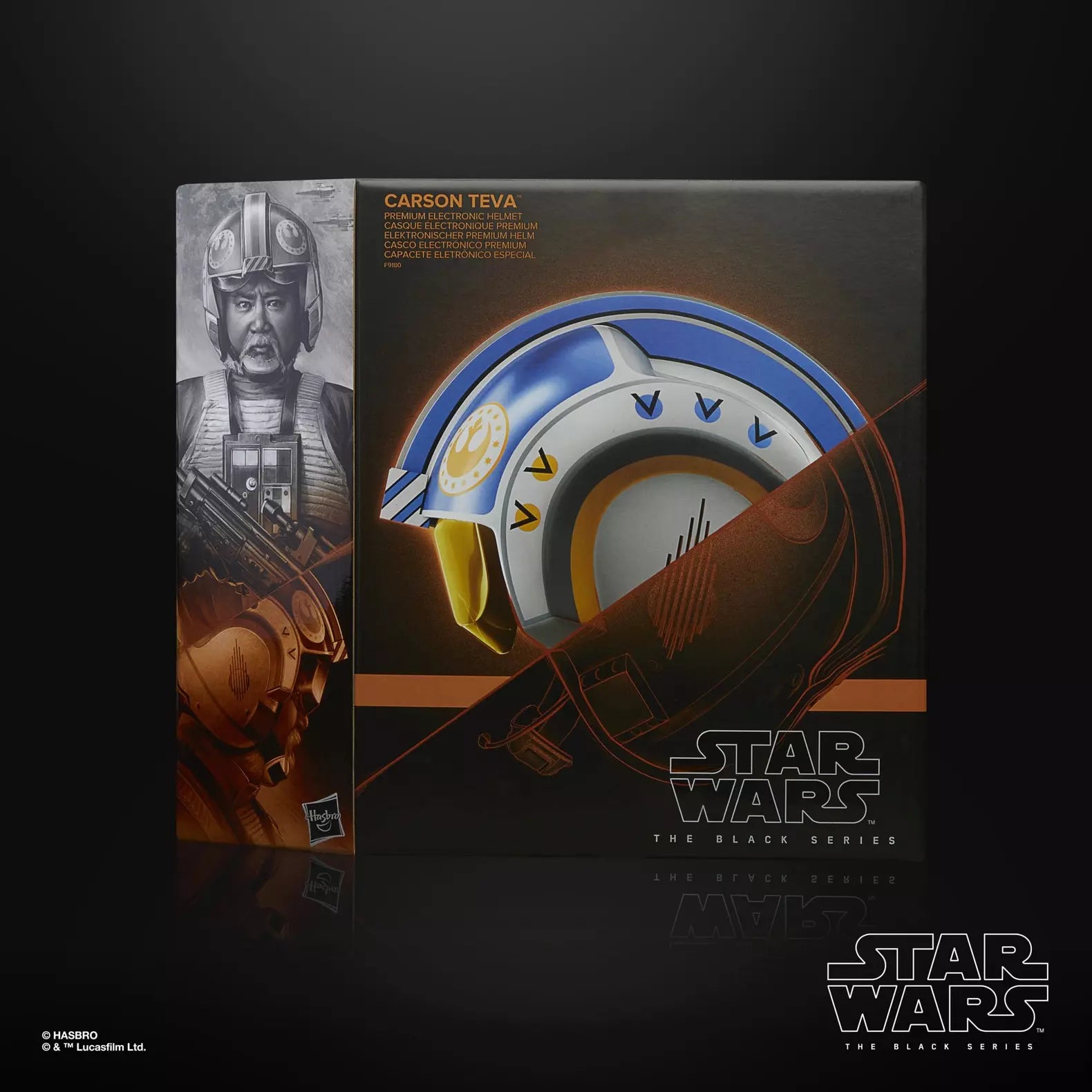 Hasbro - Star Wars - The Black Series - Casco Elettronico Di Carson Teva