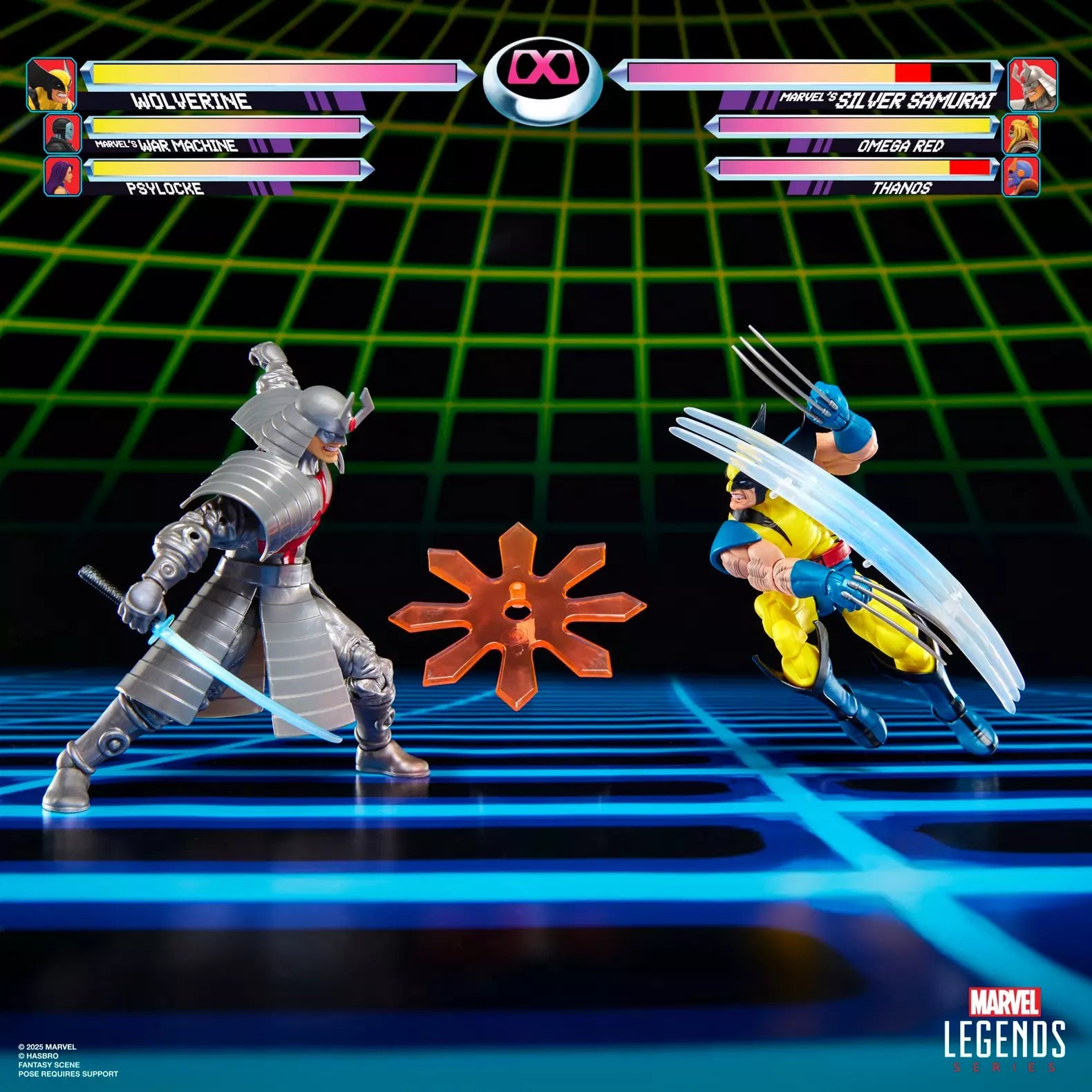 Hasbro - Marvel Legends Series - Gamerverse Wolverine vs Marvel's Silver Samurai