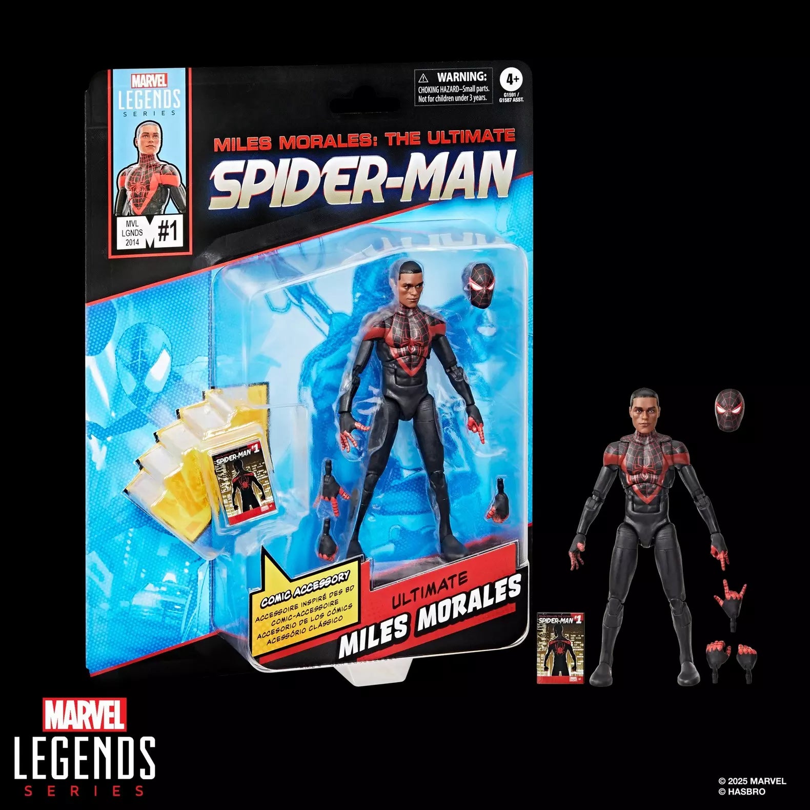 Hasbro - Marvel Legends Series - Ultimate Miles Morales di Spider-Man
