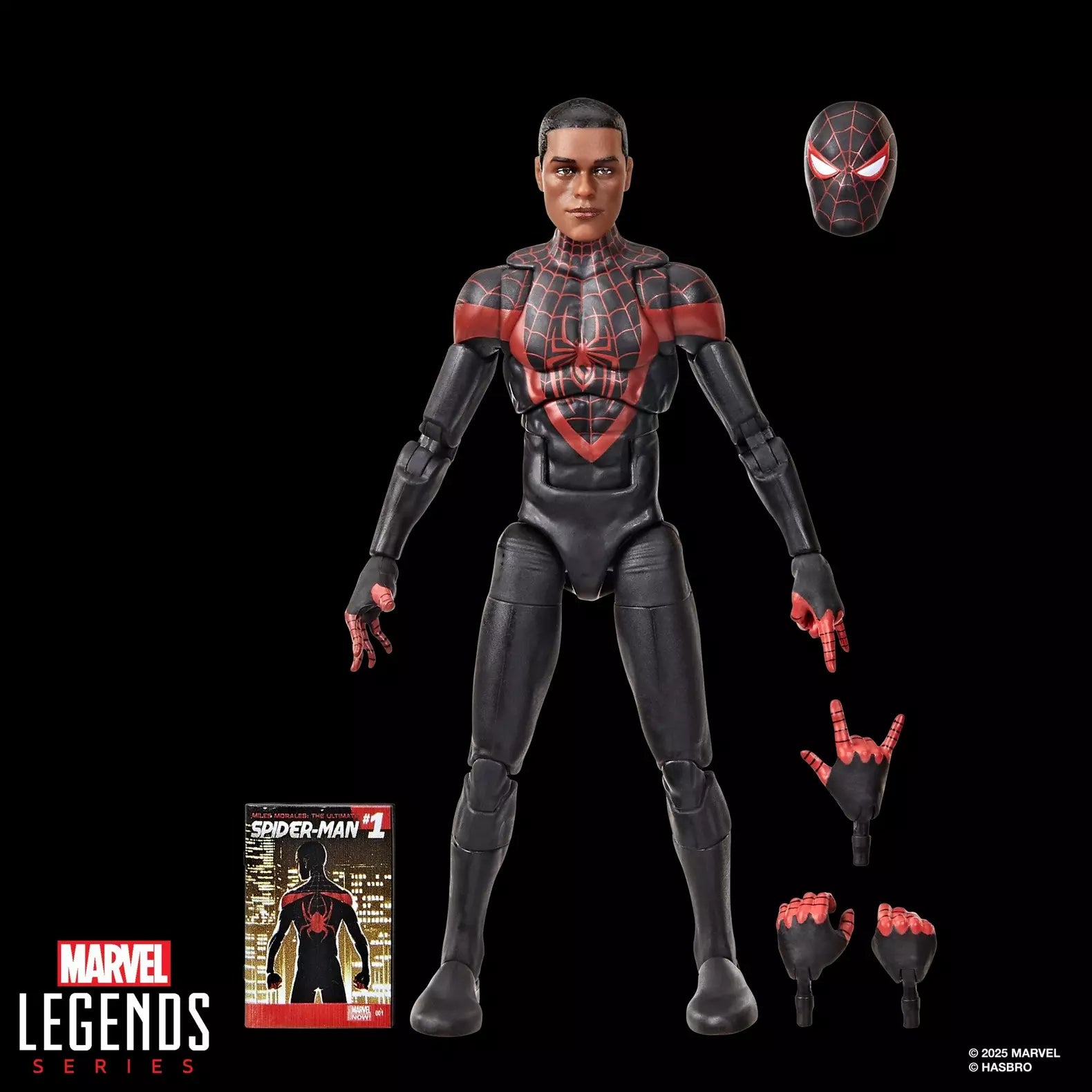 Hasbro - Marvel Legends Series - Ultimate Miles Morales di Spider-Man