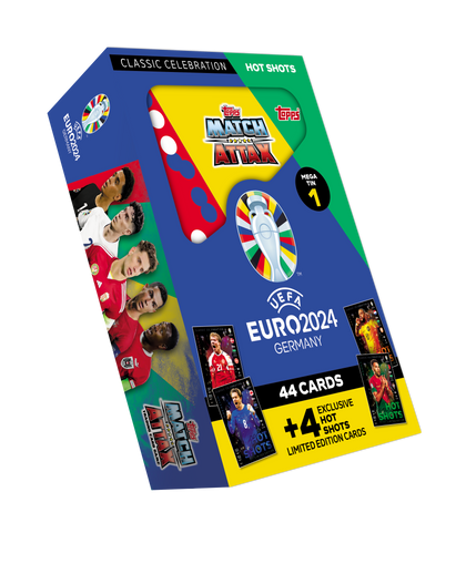 Topps - EURO 2024 - Match Attax Trading Cards - Mega Tin Set - Hot Shots