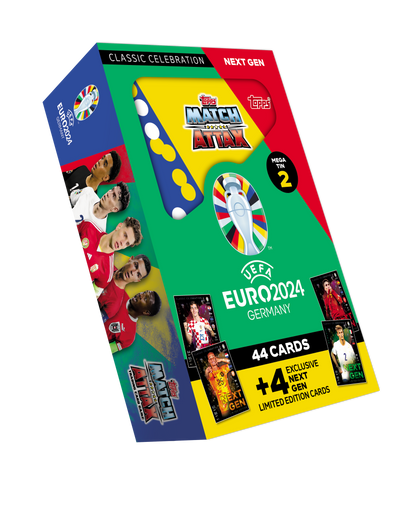 Topps - EURO 2024 - Match Attax Trading Cards - Mega Tin Set - Next Gen