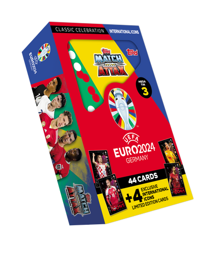 Topps - EURO 2024 - Match Attax Trading Cards - Mega Tin Set - International Icons