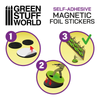 Round Magnetic Sheet SELF-ADHESIVE - 50mm