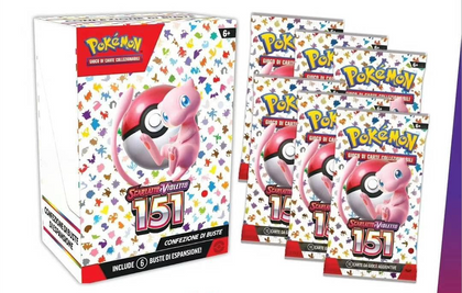 Pokémon - Scarlatto e Violetto 151 - Box Buste (6) - ITA