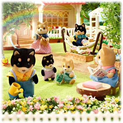 Sylvanian Families-  Shiba Dog Family