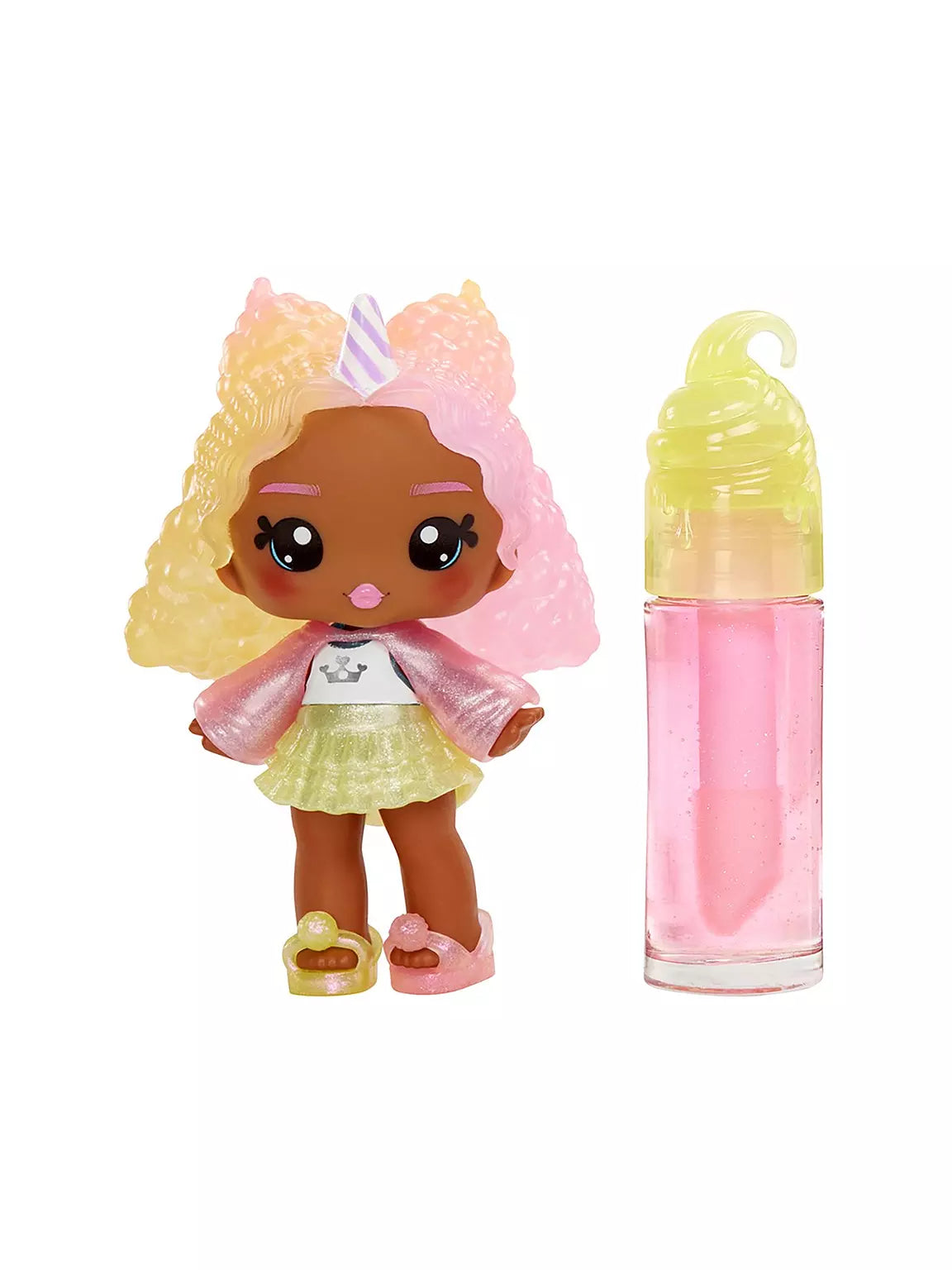 Miniverse - Yummiland Lip Gloss Doll Series 2- Cotton Candy (Nia Candy Fluff)