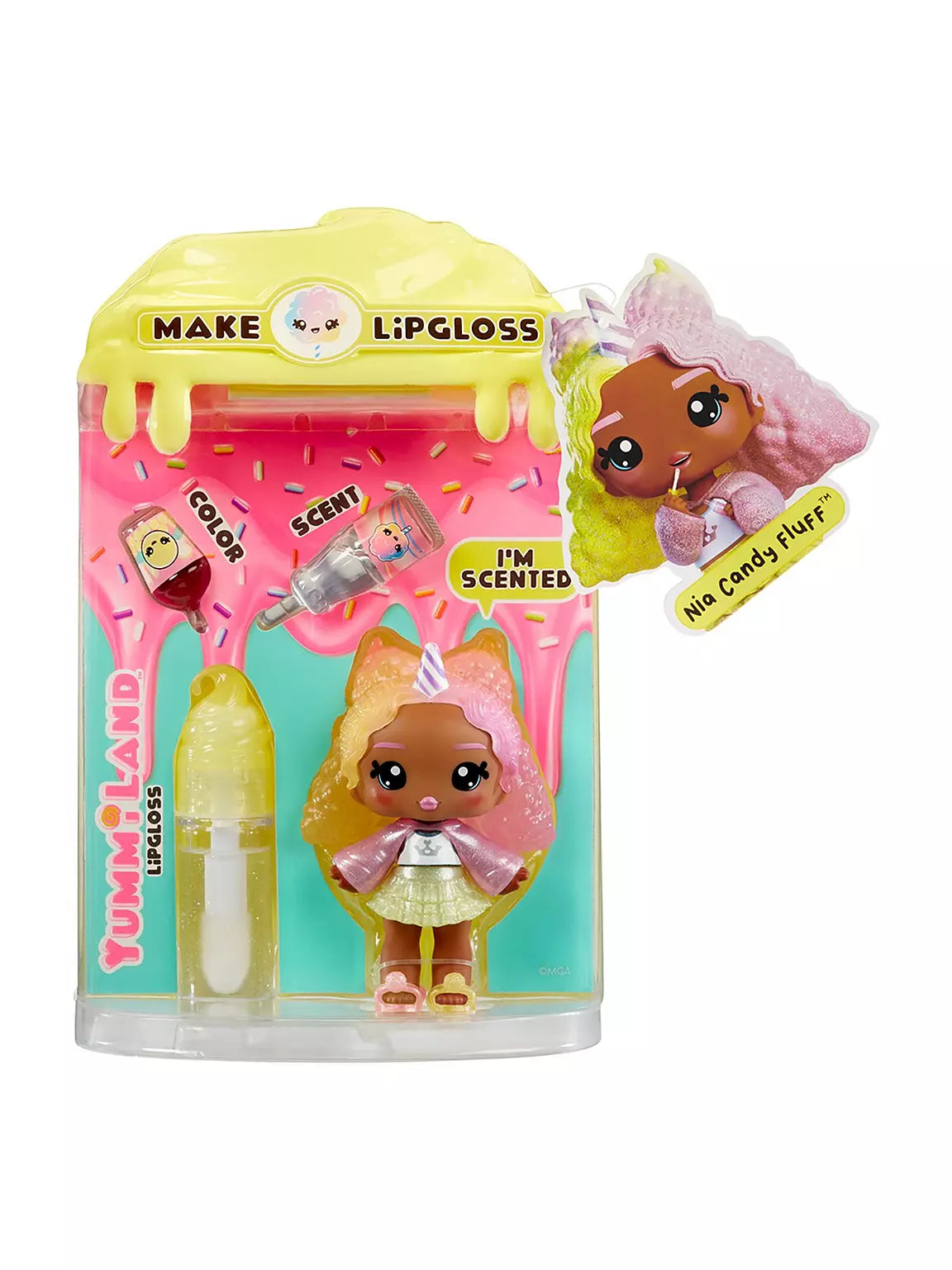 Miniverse - Yummiland Lip Gloss Doll Series 2- Cotton Candy (Nia Candy Fluff)
