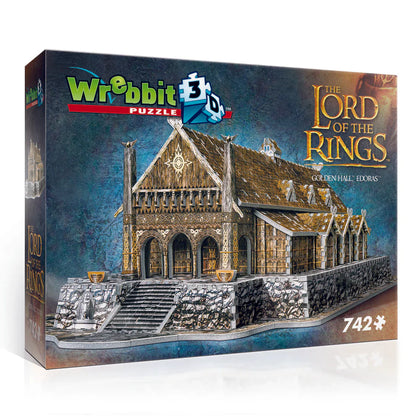 Wrebbit - Puzzle 3D - Lord of The Rings - Golden Hall Edoras