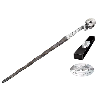 Noble Collection - Harry Potter - Bacchetta Magica dei Mangiamorte Skull (Character-Edition)