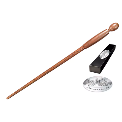 Noble Collection - Harry Potter - Bacchetta Magica dei Mangiamorte Brown (Character-Edition)