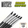 Green Stuff World - Tools - Colour Shapers Brushes - Size 0 - Black Firm