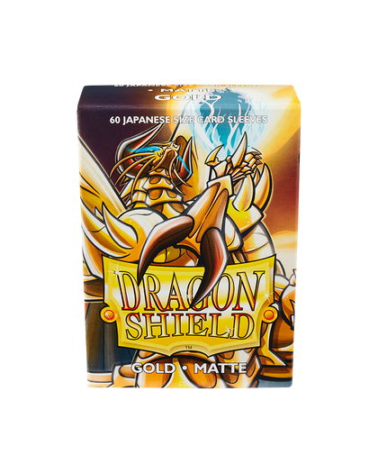 Dragon Shield - Japanese - Matte - Gold 60 pcs