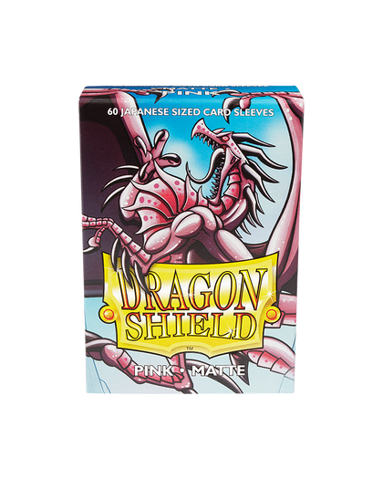 Dragon Shield - Japanese - Matte - Pink 60 pcs