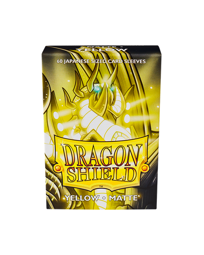 Dragon Shield - Japanese - Matte - Yellow 60 pcs