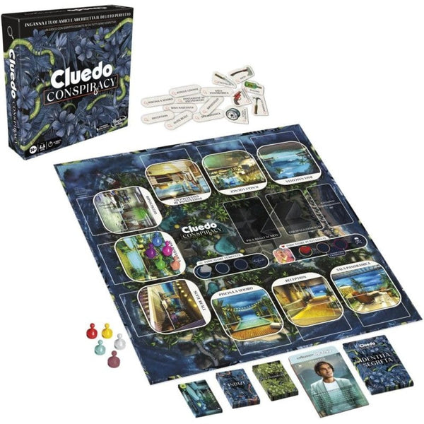 Hasbro Gaming Clue Conspiracy – Versione Italiana, Gioco Da Tavolo Per Adulti A Squadre Segrete