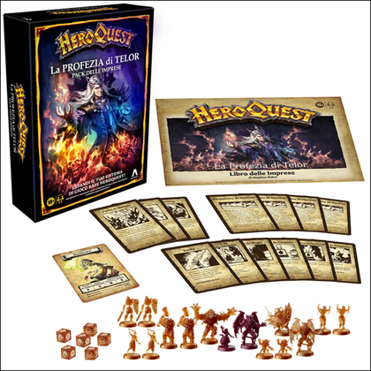 Avalon Hill - HeroQuest - La Profezia di Telor - Gioco da Tavolo - Italiano