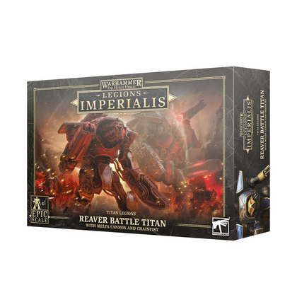 The Horus Heresy - Legions Imperialis - Reaver Battle Titan With Melta Cannon and Chainfist