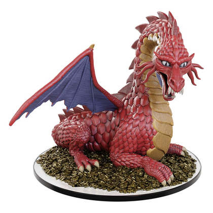Wizkids - D&D Icons of the Realms pre-painted Miniatures 50th Anniversary - Classic Red Dragon (Set #31)