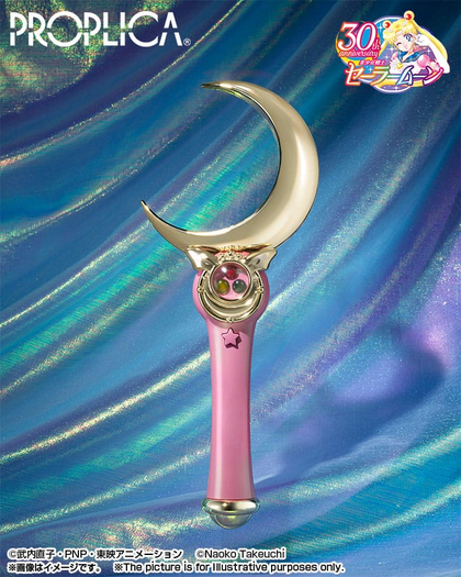 Sailor Moon - Replica 1/1 Moon Stick Brilliant Color Edition 26 cm