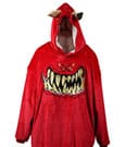 Warhammer 40K – Coperta oversize con cappuccio Squig Rosso