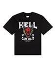 Stranger Things T-Shirt Hell Can Wait (nero) Taglia XL - Brands In