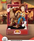Toy Story Diorama Record Player Woody e Bullseye 13 cm Beast Kingdom