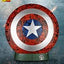 Marvel Comics Captain America Scudo a Grandezza Reale 64 cm – Statua in PVC Beast Kingdom Master Craft