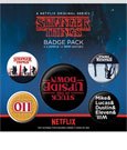Stranger Things - Set di 5 Spille con Chiusura a Spillo Upside Down - Pyramid International