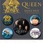 Queen Spille con Chiusura a Bottone 5 Pezzi Classica - Pyramid International